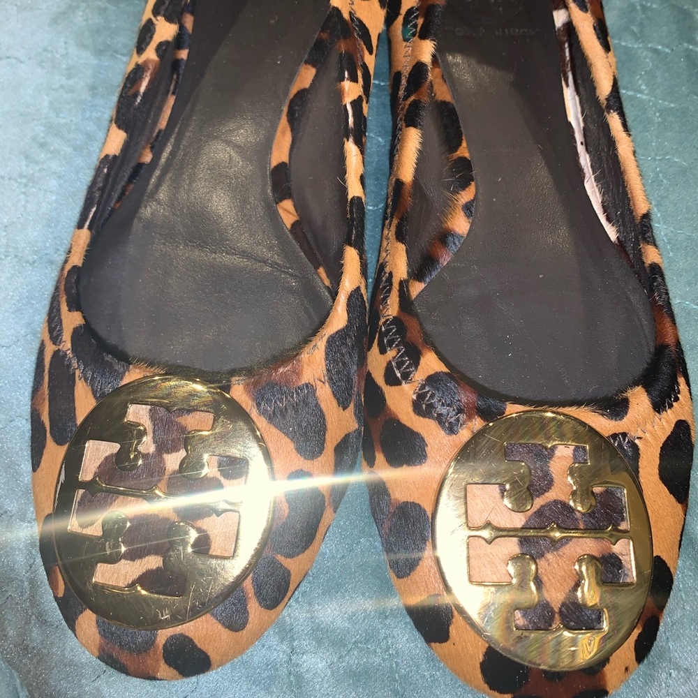Genuine Tory Burch Calf Hair Reva Flats!!